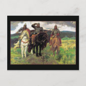 Heroes von Victor Vasnetsov Postkarte (Vorderseite)