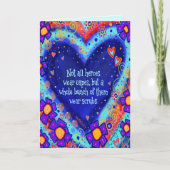 "Heroes Wear Scrubs"-Inspirivity Karte (Vorderseite)