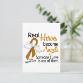 Heroes werden Engel Anlage Krebs Postkarte (Stehend Vorderseite)