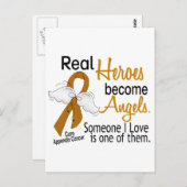 Heroes werden Engel Anlage Krebs Postkarte (Vorne/Hinten)