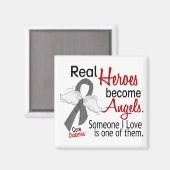 Heroes werden Engel Diabetes Magnet (Vorderseite/Rückseite)