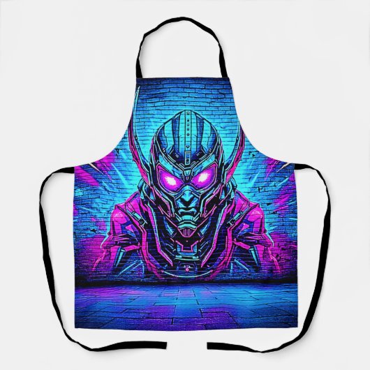 Heroic Cyberpunk Vibe Schürze (Vorderseite)