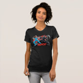 Heroic Nurse vs Grim Reaper Battle – Bold Medical T-Shirt (Vorne ganz)