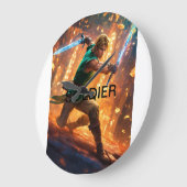 Heroic Soldier Art Clock Große Wanduhr (Winkel)