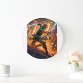 Heroic Soldier Art Clock Große Wanduhr (Zuhause)