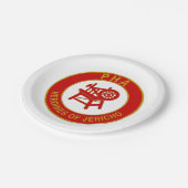 Heroines of Jericho Pappteller (Schrägansicht)