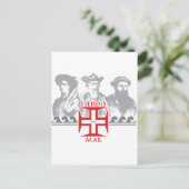 Herois do mar postkarte (Stehend Vorderseite)