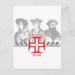 Herois do mar postkarte