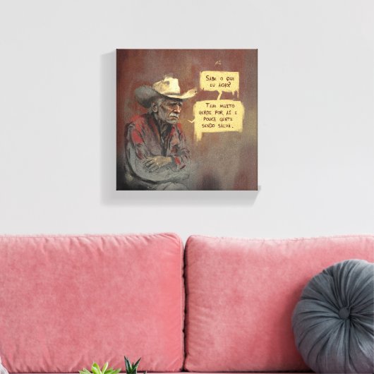 Heróis Leinwanddruck (Insitu (Wohnzimmer))