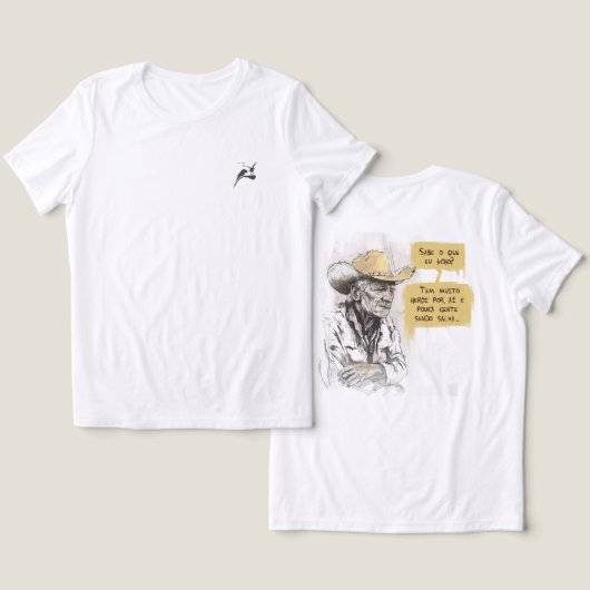 Heróis Tri-Blend Shirt (Design Vorderseite & Rückseite)