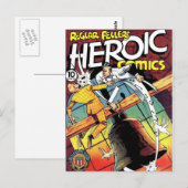 Heroische Comic 15 Postkarte (Vorne/Hinten)