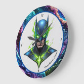 "heroische Energieabsorptionstechnologie" Große Wanduhr (Winkel)