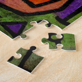 Heroische Rose von Paul Klee Abstrakt Art Puzzle (Seite)