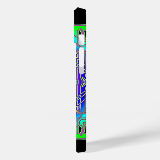 Heroische Spectra-Glyphe Case-Mate iPhone Hülle (Rückseite / Links)