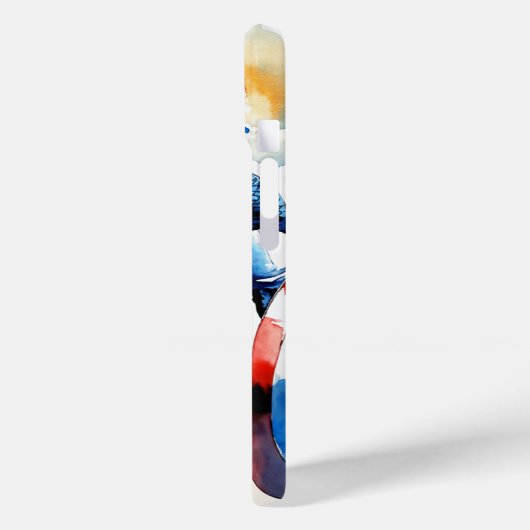 "Heroischer Schutz: Captain America Edition" Case-Mate iPhone Hülle (Rückseite / Links)