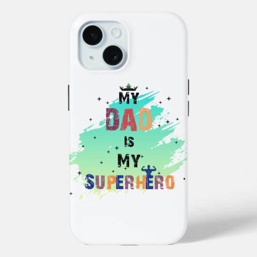 Heroischer Vater Vibes Case-Mate iPhone Hülle (Rückseite)