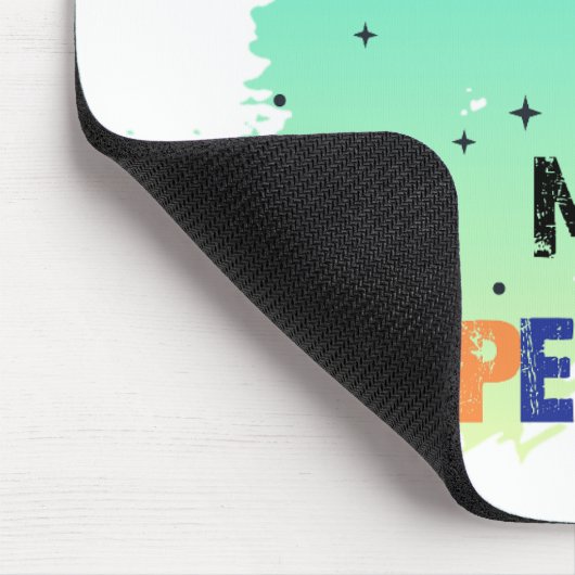 Heroischer Vater Vibes Square Mousepad (Ecke)