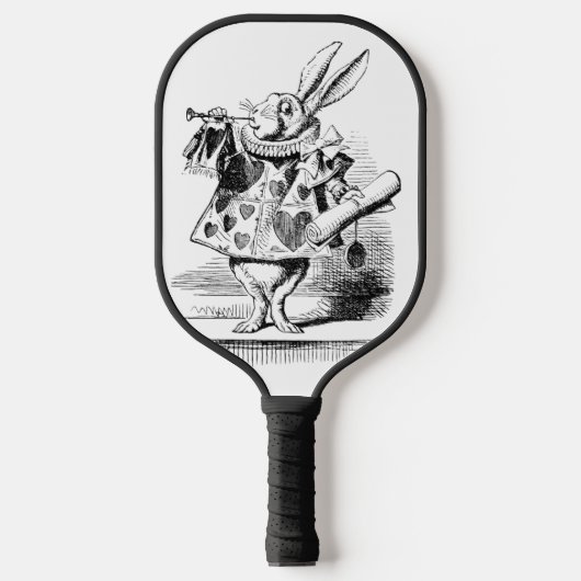 Herold Weißen Hasen Pickleball Schläger (Vorderseite)
