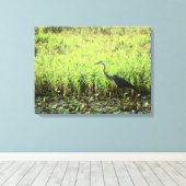 Heron 6449 leinwanddruck (Insitu (Holzboden))