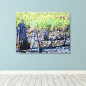 Heron 6467 leinwanddruck (Insitu (Holzboden))