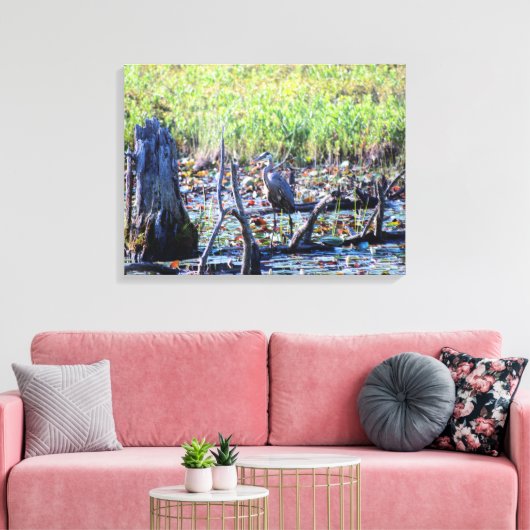 Heron 6467 leinwanddruck (Insitu (Wohnzimmer))