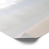 Heron am Strand Farbe 16x20 Poster (Ecke)