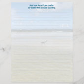 Heron and Shore Birds Lined Flyer Paper (Vorne)