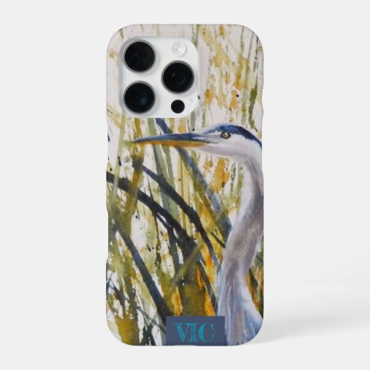 Heron Art - Im Unfall iPhone Hülle (Rückseite)