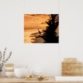 Heron at Sunset - James River - Art Poster (Küche)