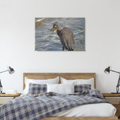 Heron Beach Birds Wildlife Animals Coastals Fotos Leinwanddruck (Insitu (Schlafzimmer))