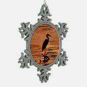 Heron bei Sunset Ornament (Links)