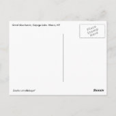 Heron bei Sunset Postkarte (Rückseite)