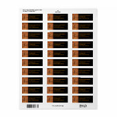 Heron bei Sunset Rücksendeadresse (Vorne)