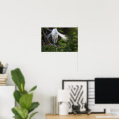 Heron Bird in Tree Poster (Heimbüro)