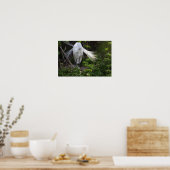 Heron Bird in Tree Poster (Küche)