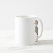 Heron Bird Lover Xmas Lighting Santa Heron Christm Kaffeetasse (VorderseiteRechts)