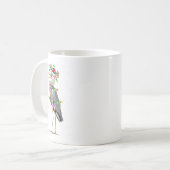 Heron Bird Lover Xmas Lighting Santa Heron Christm Kaffeetasse (Vorderseite Links)