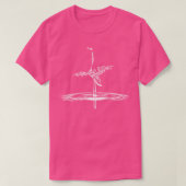 Heron Bird Silhouette 1 T-Shirt (Design vorne)