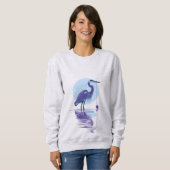Heron by Moonlight – Women’s Sweatshirt (Vorne ganz)
