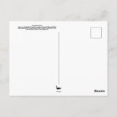 Heron Couple Postcard Postkarte (Rückseite)