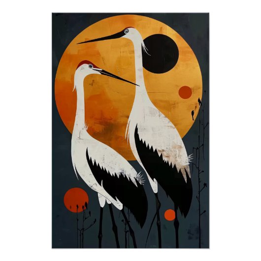 Heron Couple Poster (Vorderseite)