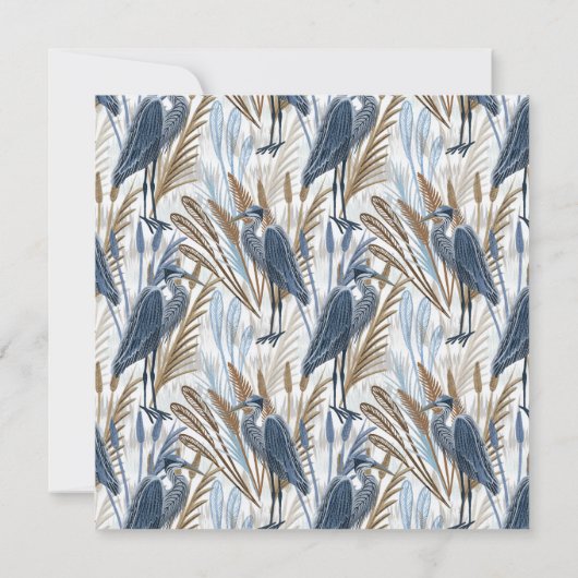 Heron Einladung (Rückseite)