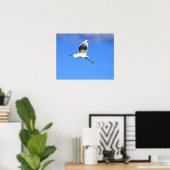 Heron Flying Foto Poster (Heimbüro)
