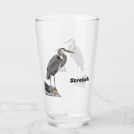 Heron Glas (Rückseite)