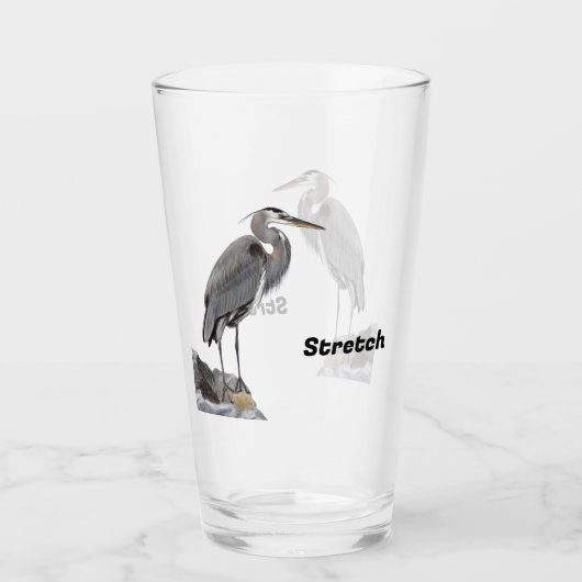 Heron Glas (Vorderseite)