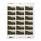 Heron Hawking Below Stirling Castle c1690 Adressaufkleber (Vorne)