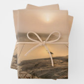 Heron Heaven - Landschaft am See Geschenkpapier Set (Beispiel)