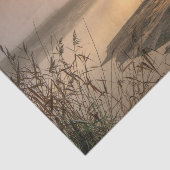 Heron Heaven - Landschaft am See Seidenpapier (Ausschnitt)