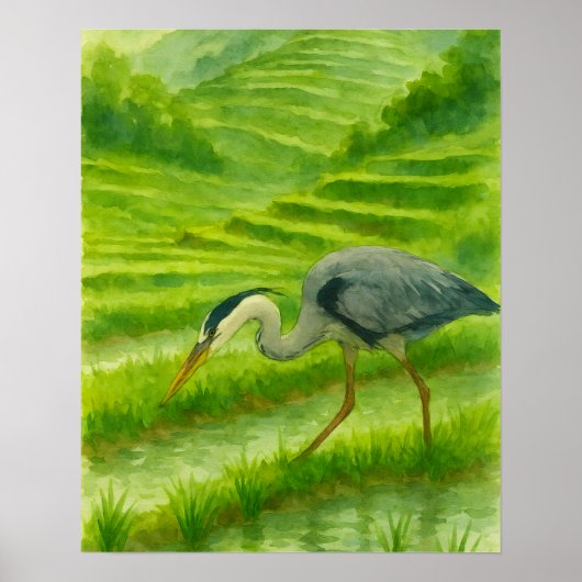 Heron Hunt Poster (Vorne)