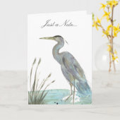 Heron im Marsch Karte (Gelbe Blume)